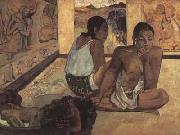 Paul Gauguin Le Repos (mk07) oil painting on canvas